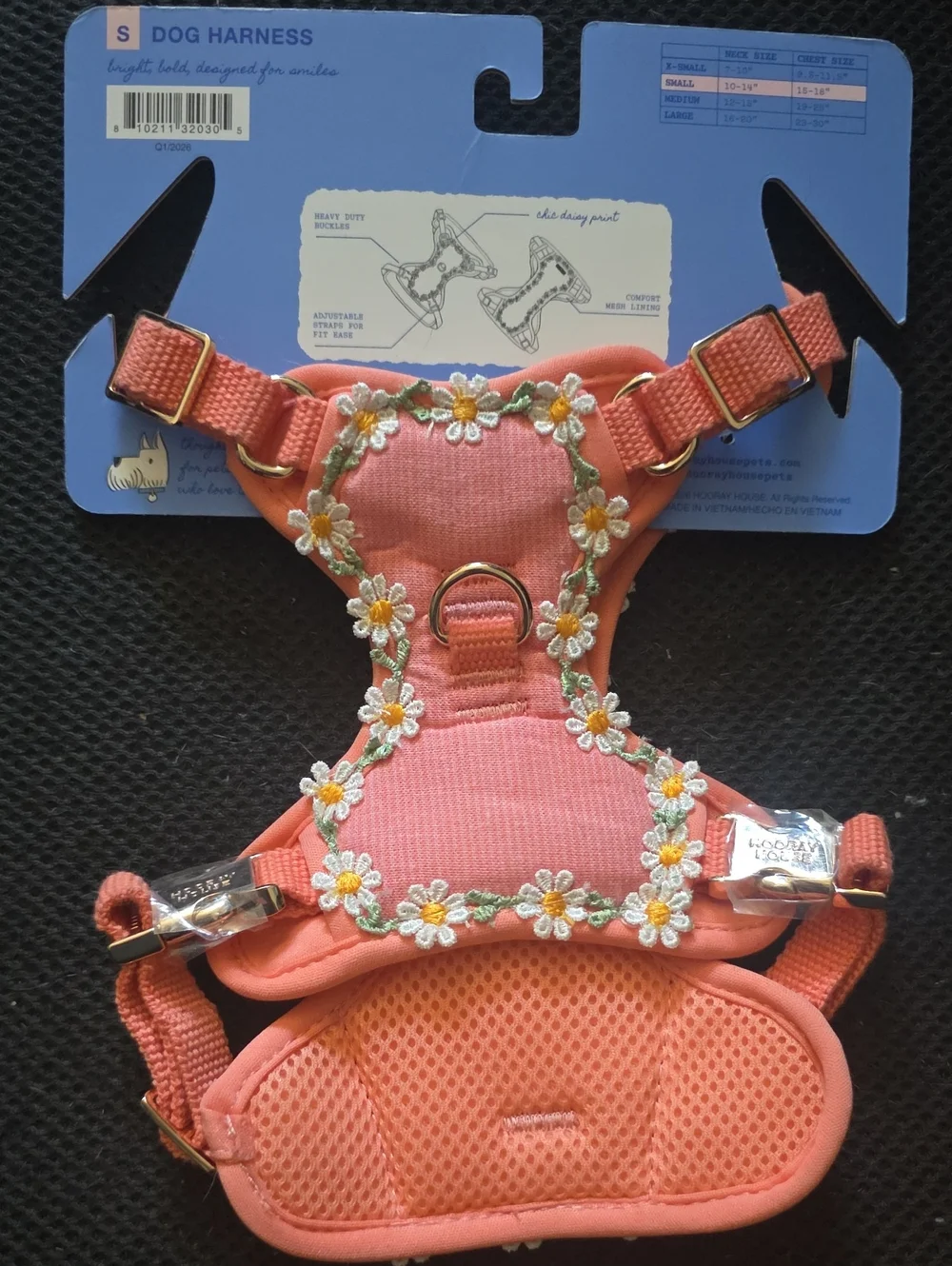 Hooray House Daisy Dog Harness - S